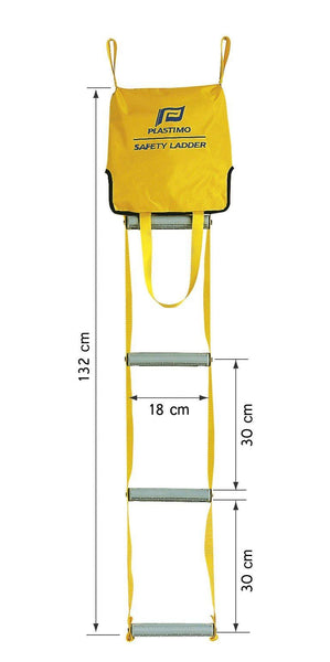 Safety Ladder - PLASTIMO - 5 steps or 4 steps option. | Nautos-usa
