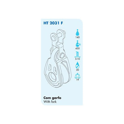 HT 2031F BLOCK WITH FORK