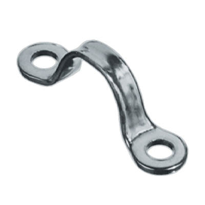 HT4073 - EYE STRAP - STAINLESS STEEL - HOLES CC 34MM ( 1.33")-   2 PIECES SET