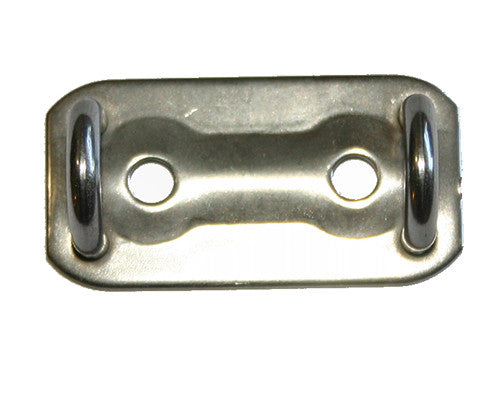 HT 5850 - LASER - STAINLESS STEEL PLATE WITH LOOP -SAILBOAT LASER PARTS