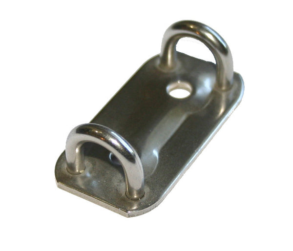 HT 5850 - LASER - STAINLESS STEEL PLATE WITH LOOP -SAILBOAT LASER PARTS