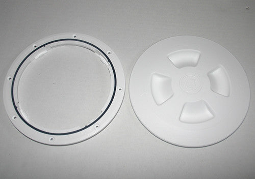 INSPECTION PORT - KAYAK HATCH - WITH BAG  -  HPN393COMP - BAYONET THREAD - 200MM ~ 8" OD.