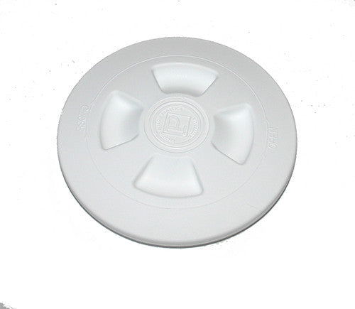 INSPECTION PORT- PLASTIC DECK PLATE -HPN035- 4" DIAMETER.