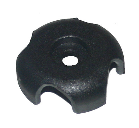 KAYAK LACING BUTTON  - 4 HOLES - HPN118 - BLACK - 4 PIECES SET