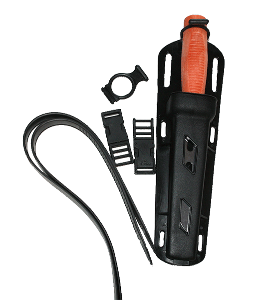Floating Knife - 36082 - Combine Stainless  Steel flat and serrated blades for rope and net cutting.