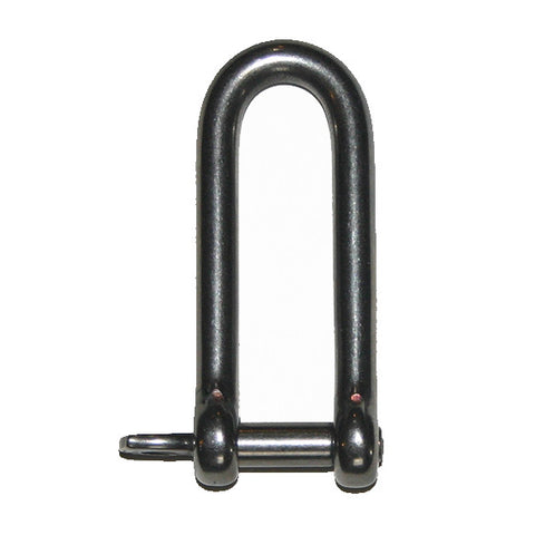LONG D SHACKLES- CAPTIVE PIN . 4mm~1/4" to 10mm~3/8". | Nautos-usa