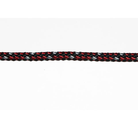 LRSEC - POLYLOCK - DOUBLEBRAID  - 4MM - RED/WHITE/BLACK