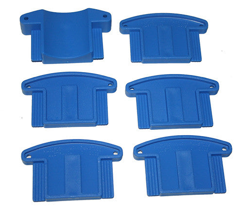 MAST CHOCK KIT  - HPN200A - 6 PIECES SET- BLUE - 3/8" ~ 10MM