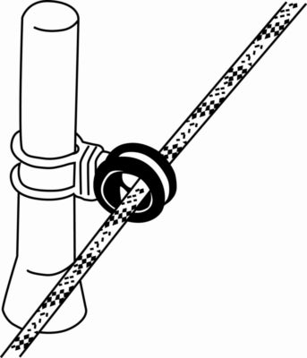 95013 - Friction sheave - 20 MM SOLID SHEAVE- WEB - TIE SHEAVE - CONTROL LINE EYE | Nautos-usa