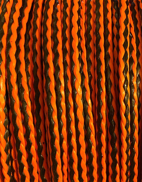 Copy of Dyneema Line  - UHMwPE - No cover - 2mm to 6 mm - Orange w/ Black | Nautos-usa