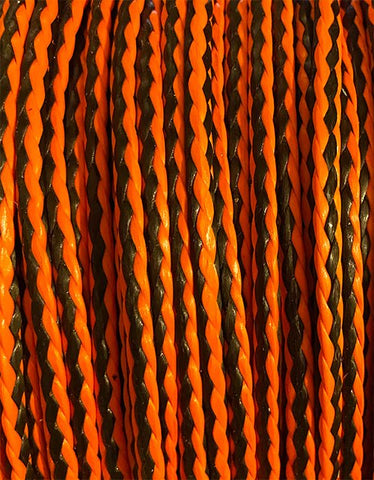 Copy of Dyneema Line  - UHMwPE - No cover - 2mm to 6 mm - Orange w/ Black | Nautos-usa