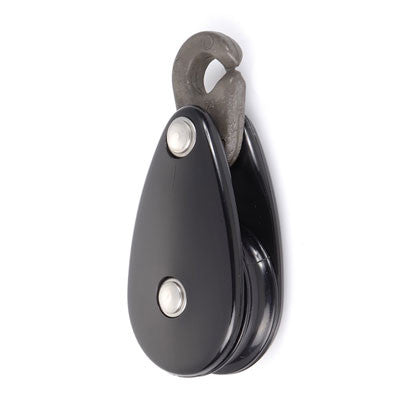 91125 PLASTIC BLOCK 40 WITH SISTER CLIP- BLACK | Nautos-usa