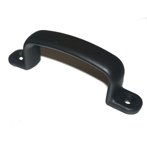 PLASTIC HANDLE -  SCREW ON  - 120MM ~ 4.7"  - HPN208 - BLACK - 2 PIECES SET