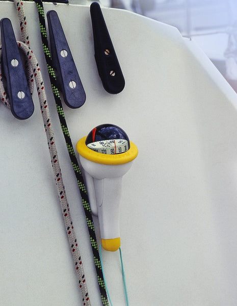 63877 - IRIS 100 UNIVERSAL COMPASS - YELLOW - WITH LIGHT - PLASTIMO