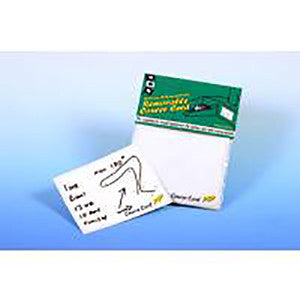 RACE COURSE CARDS - White - ADH30 - 15 Self Adhesive Waterproof Card