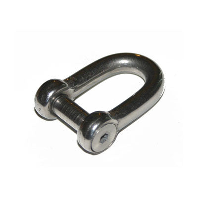 STRAIGHT SHACKLES WITH ALLEN SCREW- ALLEN PIN - 6mm ~1/4" to 10mm ~ 3/8"