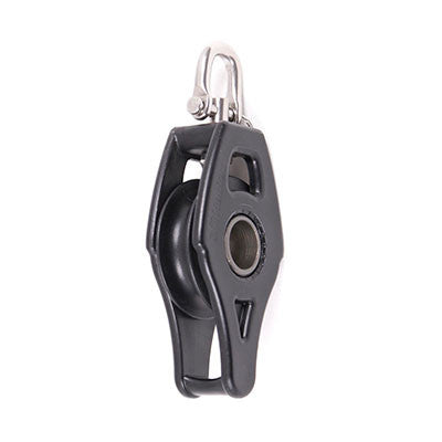 92040 SINGLE SWIVEL WITH BECKET , BLACK | Nautos-usa
