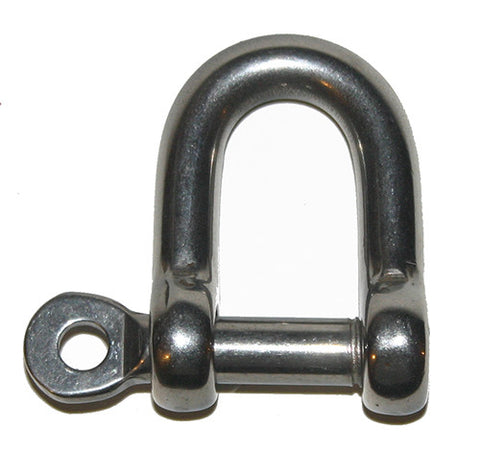 STRAIGHT SHACKLES - SCREW PIN WITH EYE . LOOSE PIN