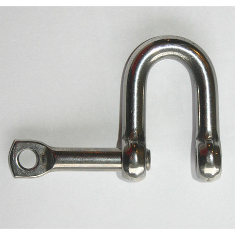 STRAIGHT SHACKLES WITH CAPTIVE SCREW EYE PIN.