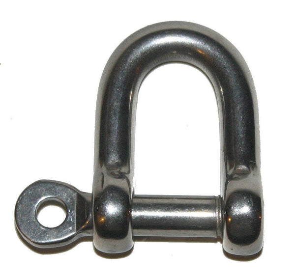 STRAIGHT SHACKLES WITH CAPTIVE SCREW EYE PIN. | Nautos-usa