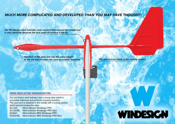 Copy of BLUE PRO WIND INDICATOR - Optimist - Optipart 1243BL | Nautos-usa 