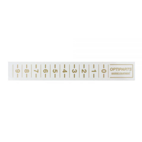 Copy of Measurement band sticker for Optimist Blackgold spars – Gold - Opti 1333G | Nautos-usa 