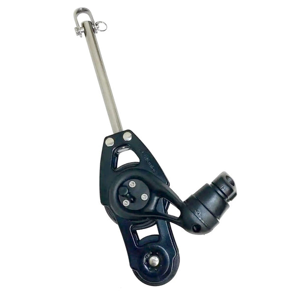 92068 - FIDDLE SWIVEL WIth CAMCLEAT - RATCHET - Long pin - HOBIE BRAVO MAINSHEET BLOCK | Nautos-usa 