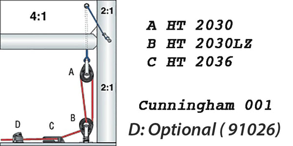 Cunningham System 001 - Small - Complete Set of Blocks And Lines | Nautos-usa 