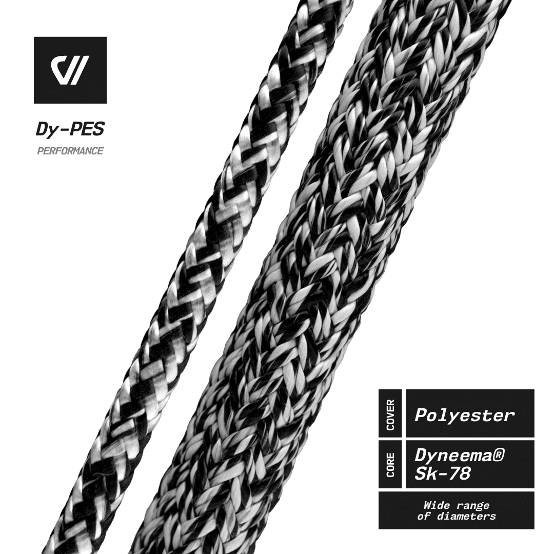 Dy-PES - Performance Rope - Dyneema® Core with Premium Polyester Cover ...