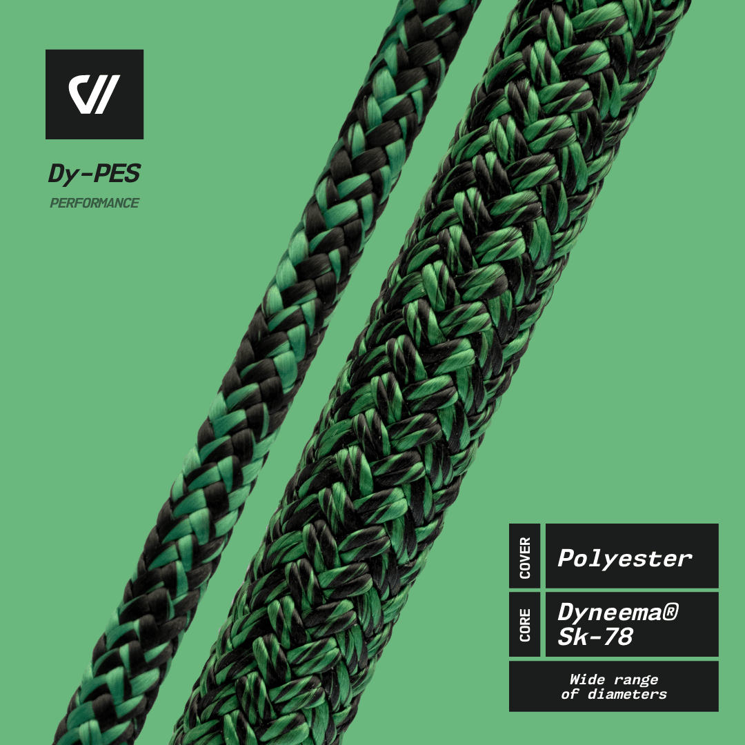Dy-PES - Performance Rope - Dyneema® Core with Premium Polyester Cover ...
