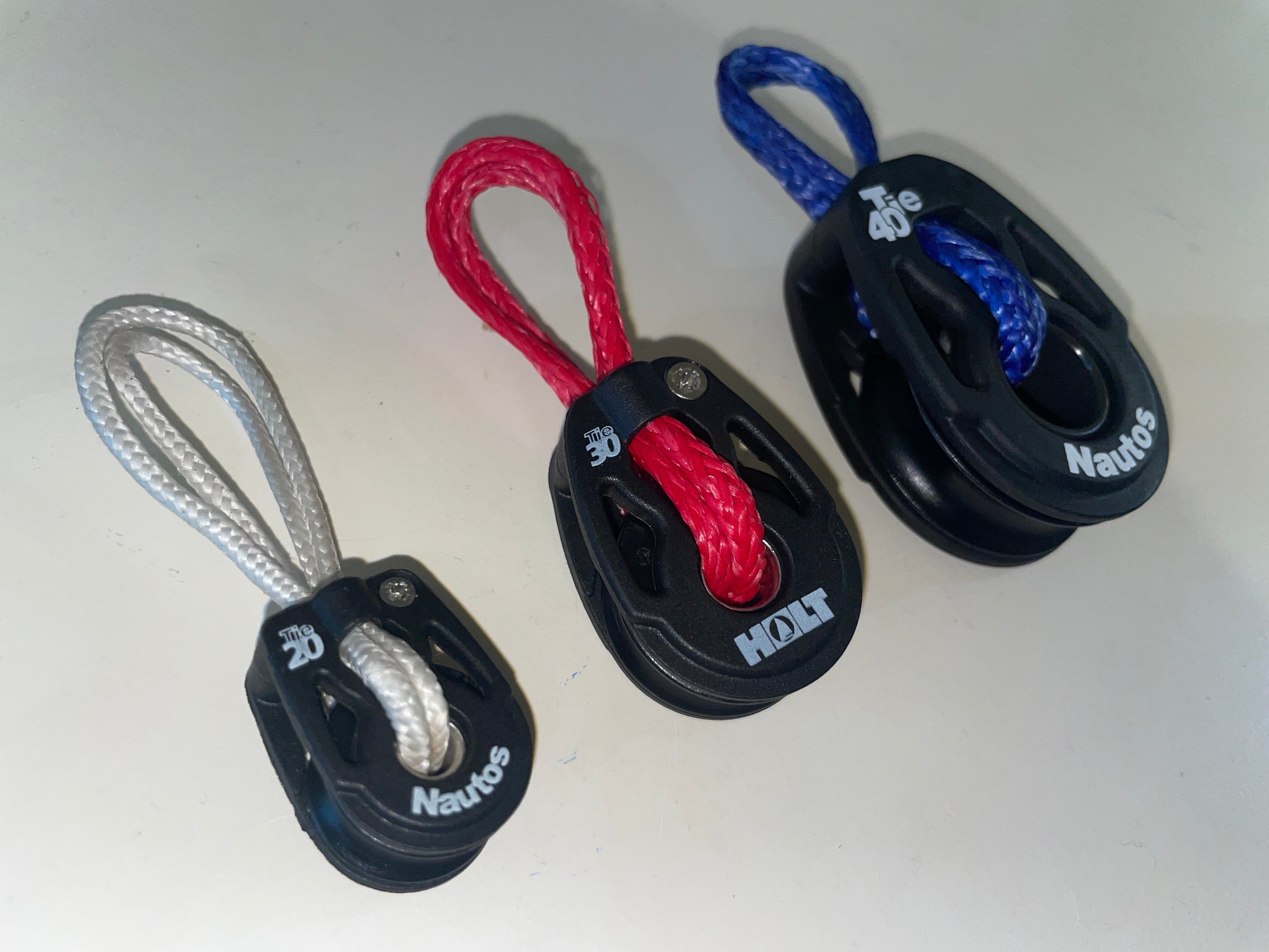 Block Sailing Dyneema Tie on block - 20, 30 and 40mm Sheave Diameter - Ultralight ...