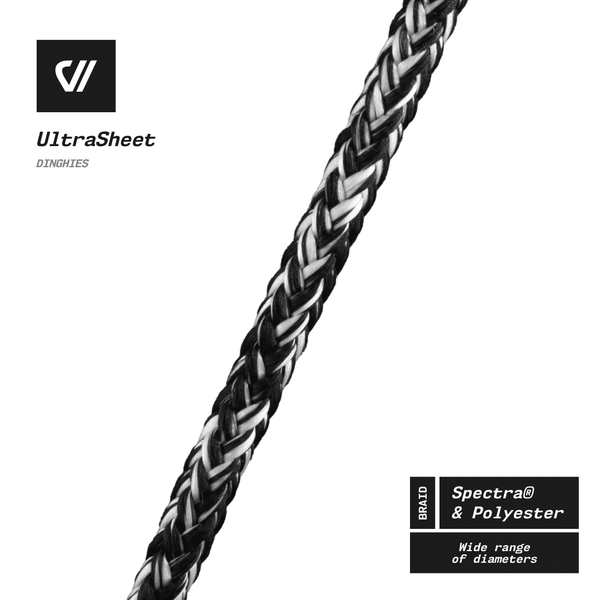 Ultrasheet - Single Braided Spectra and Polyester Rope - SELL BY FOOT | Nautos-usa 