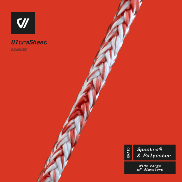 Ultrasheet - Single Braided Spectra and Polyester Rope - SELL BY FOOT | Nautos-usa 