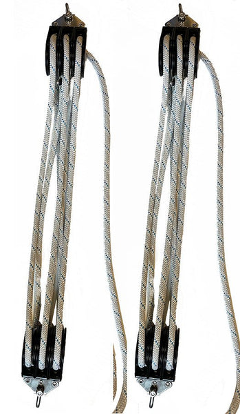 Copy of BL004 - Lift tackle Large - Blocks with  cam cleat and 3/8" rope included - Ready to use | Nautos-usa 