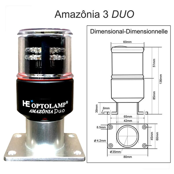 LED NAVIGATION LIGHT -  - AMAZÔNIA Mirim 3 Duo” - INTEGRATED SIGNALIZATION 3 IN 1 DIGITAL BI-DIMENS -