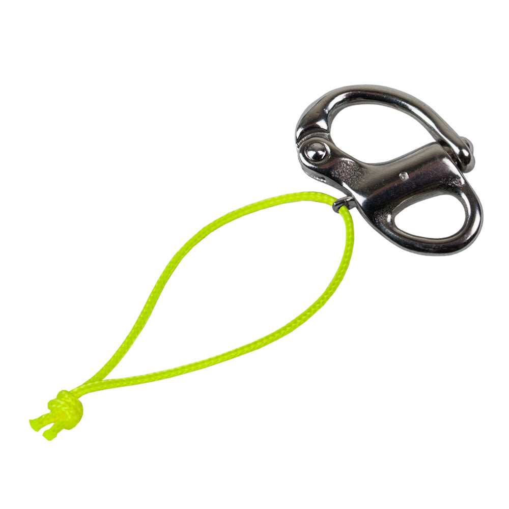 SMALL STAINLESS STEEL SAFETY SNAP SHACKLE WITH