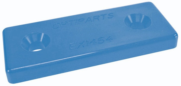 BLUE NYLON 2 HOLE MOUNTING PLATE - 14533