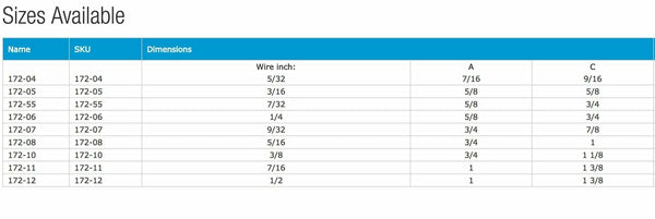 STA-LOK STAY CONNECTOR (INCH) - High Strength 316 Stainless Steel | Nautos-usa 