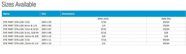 INSULATOR EYE PART (INCH) | Nautos-usa 