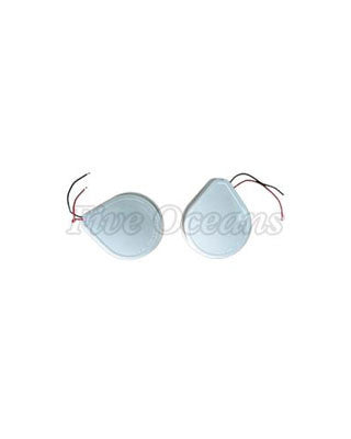 2653 - Led 12  Volts side lights s.S. W/White Seal (PAIR SET)