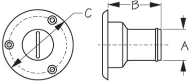 357013 - Hose Deck Fill With Slotted Cap - Injection Molded