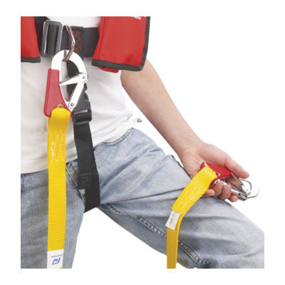 55981 - 66838 - Single Tether Double Action Safety Hook; 5 FEET - 2 HOOKS - PLASTIMO | Nautos-usa 