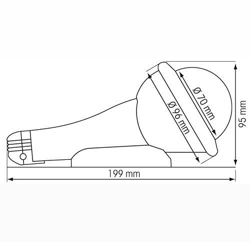 63867 - IRIS 100 TACTICAL COMPASS - PLASTIMO