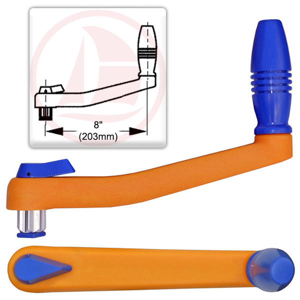 13.86-Floating winch handle - Ball Bearing Grip -230-mm ~ 8"