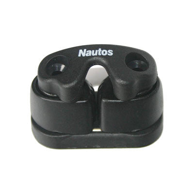 91026.33-SMALL COMPOSITE CAM CLEAT WITH FAIRLEAD INCLUDED- BLACK | Nautos-usa 