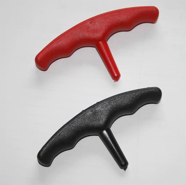 91051-52 - TRAPEZE HANDLE - BLACK AND RED - SET OF 2 PIECES
