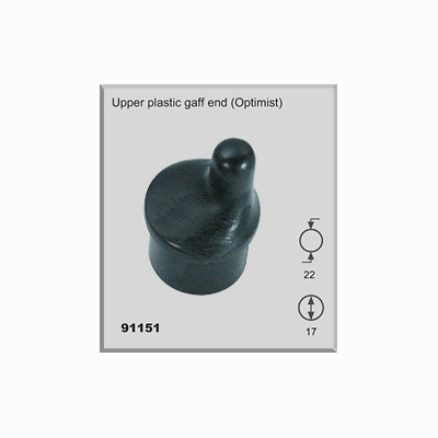 91151 - UPPER PLASTIC GAFF END - COMPOSITE - SET OF 2 PIECES