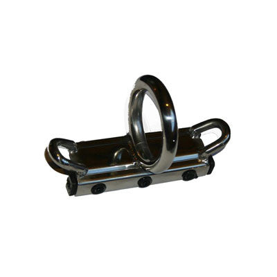 91407-SLIDING SPINNAKER CAR CONTROL WITH EARS / FOR T TRACK 25MM