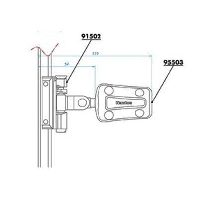 91502 SMALL BATTEN STUD