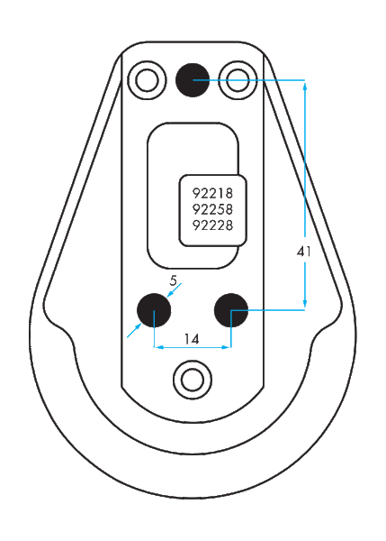92228-DOUBLE FOOTBLOCK